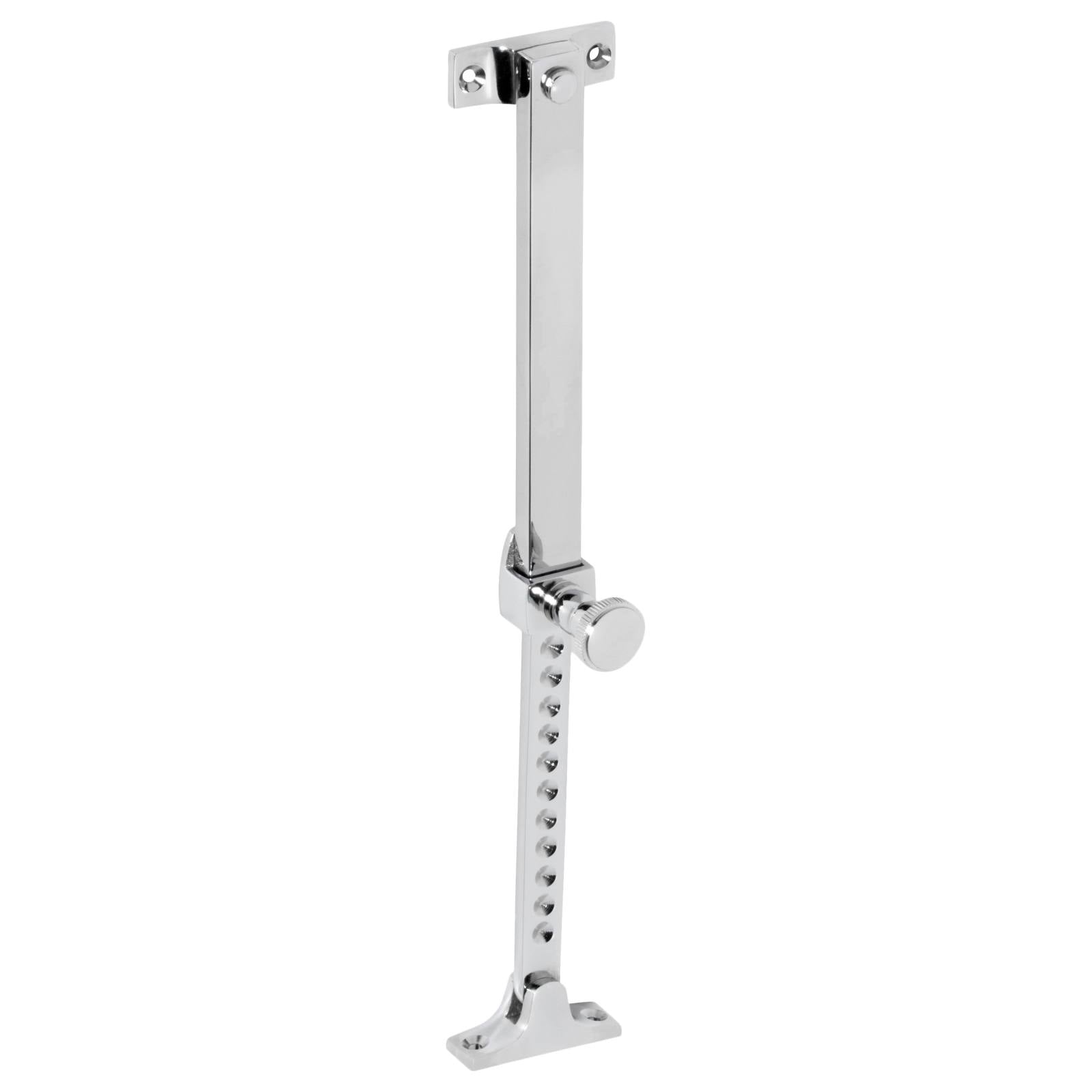 Screw Down Telescopic Window Stay, Chrome