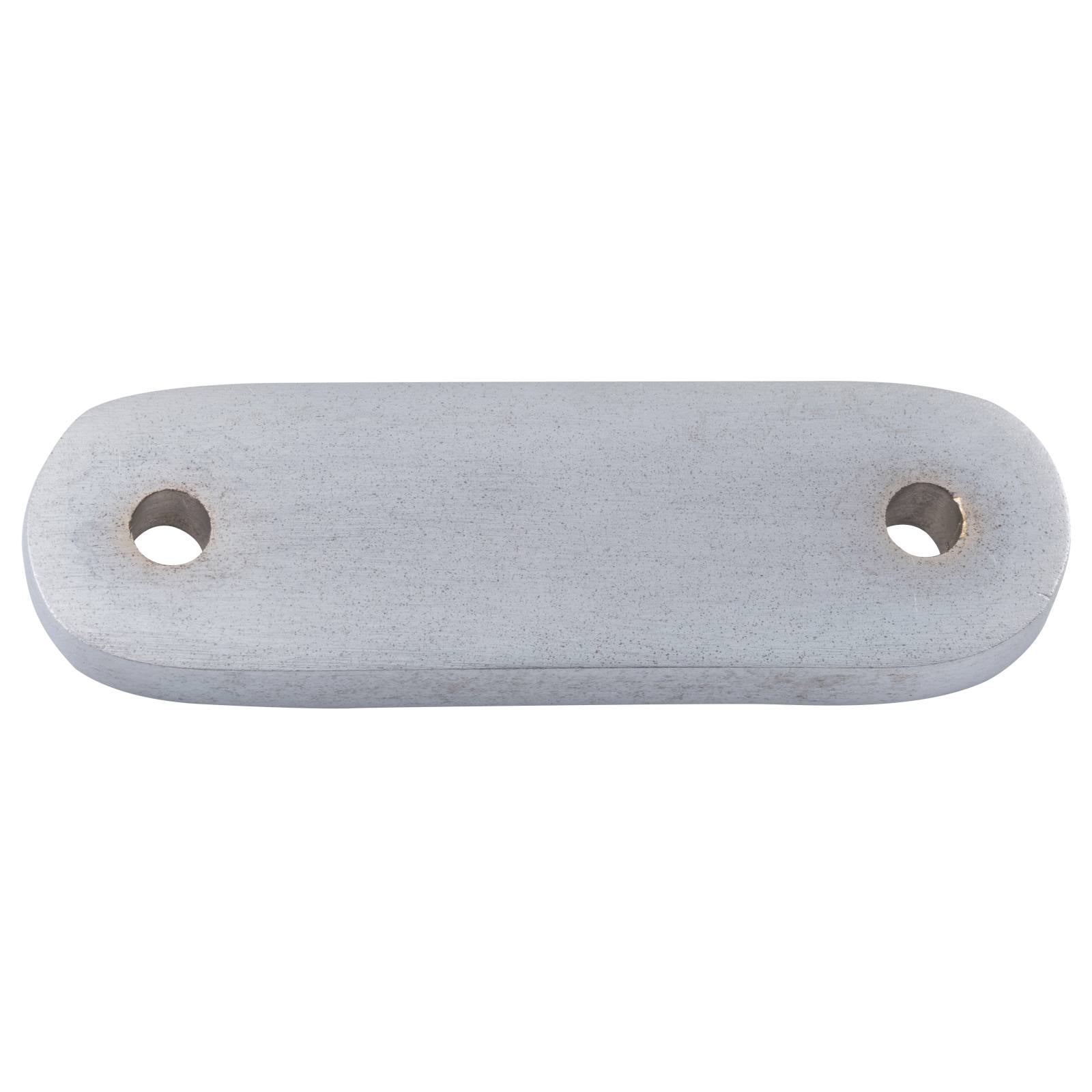 Adaptor Plate for Teardrop Fastener, Satin Chrome