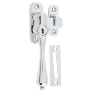 Locking Teardrop Casement Fastener (LH), Chrome