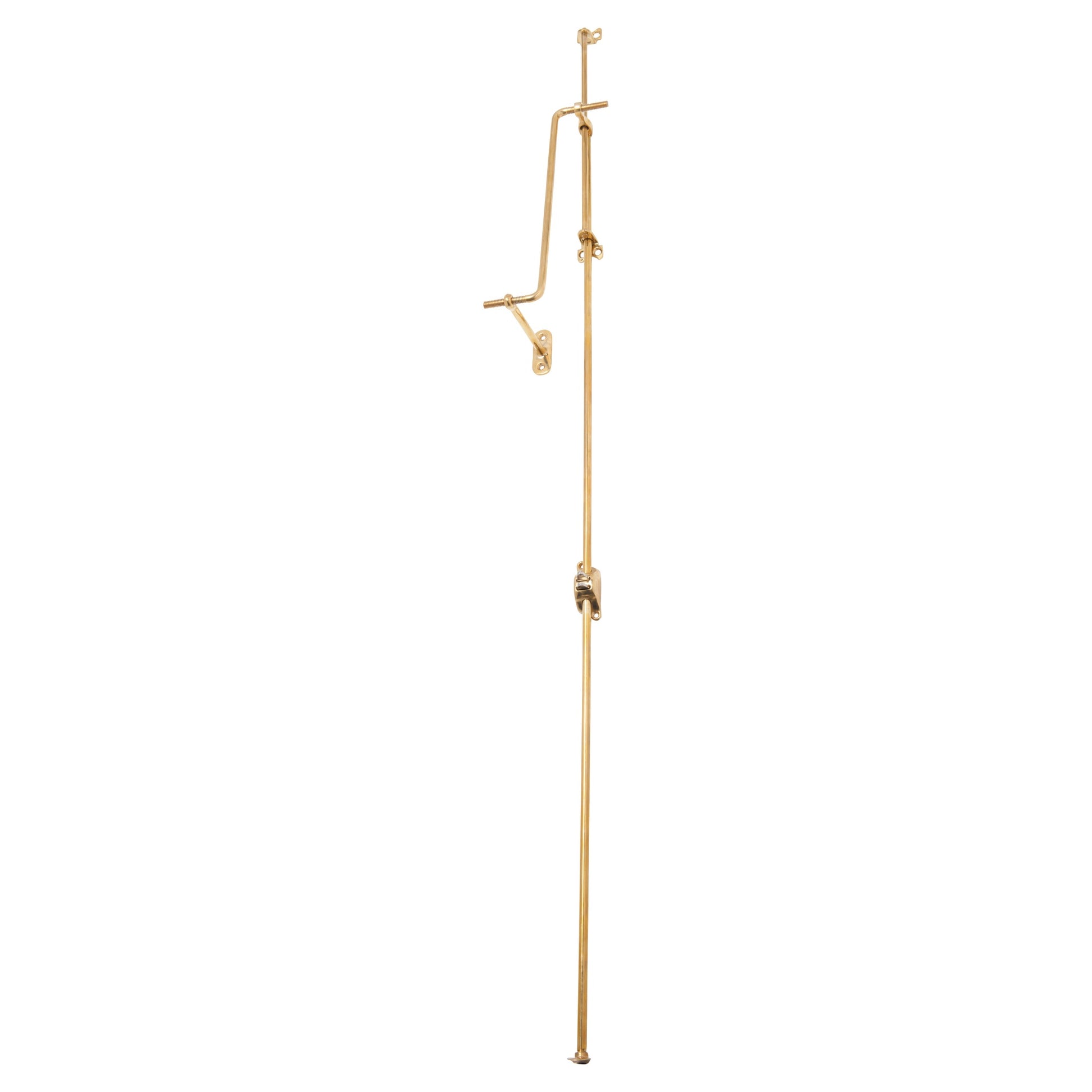 Fanlight Window Operator, Polished Brass