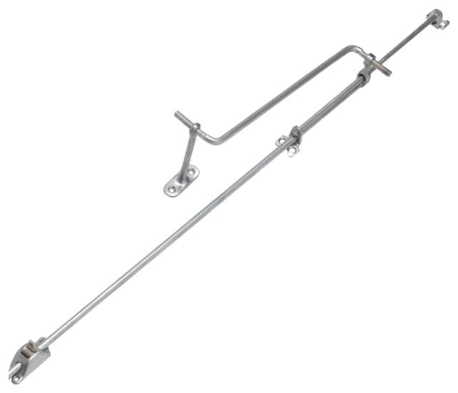 Fanlight Window Operator, Satin Chrome