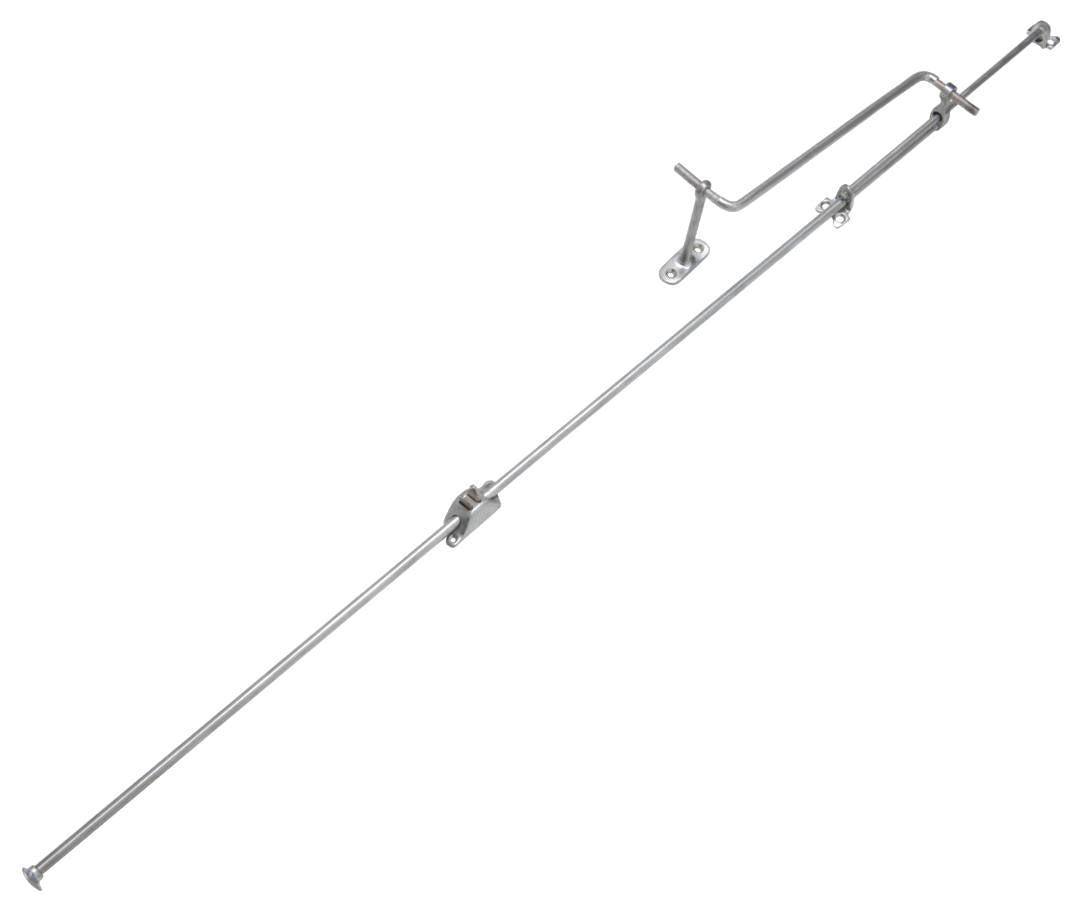 Fanlight Window Operator, Satin Chrome