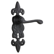 Stratford Iron Lock Pair, Matt Black