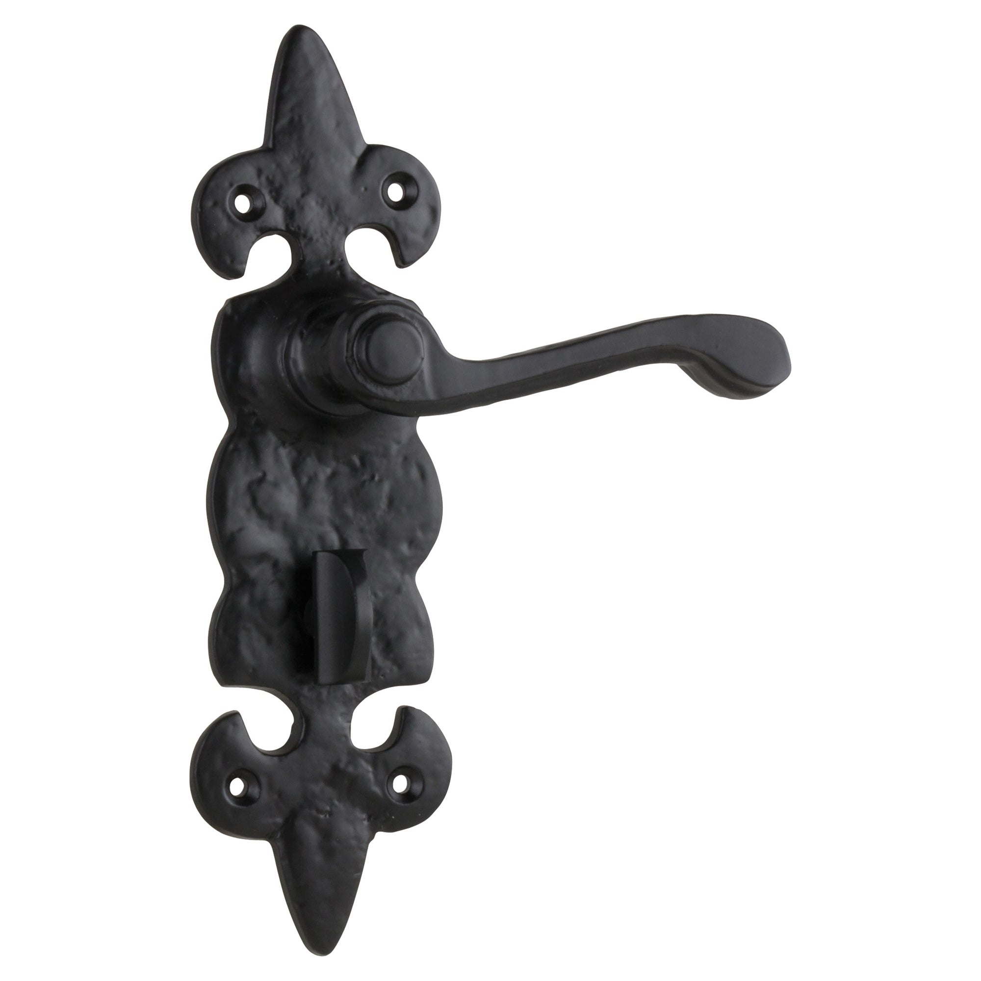 Stratford Privacy Lever Set, Matte Blk, Matte Black Powder Coated