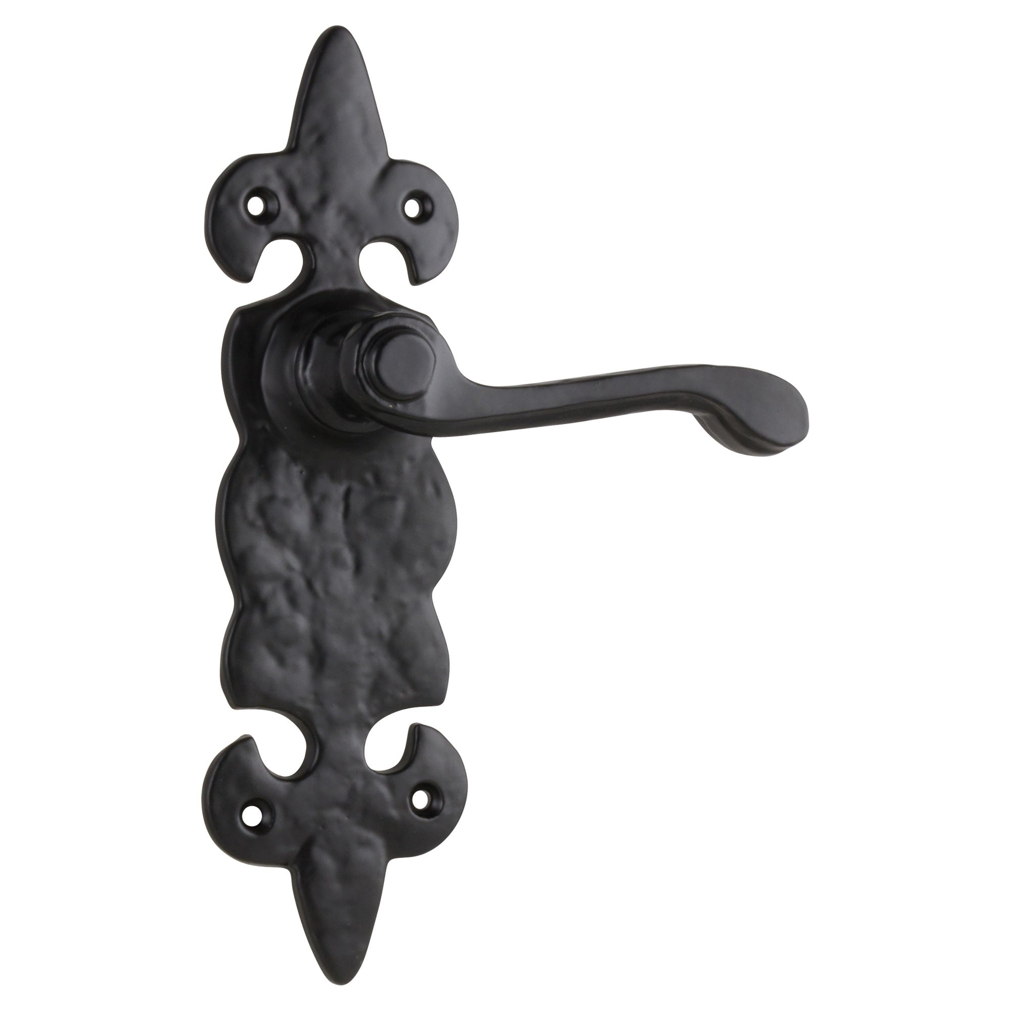 Stratford Lever Latch Set, Matte Blk, Matte Black Powder Coated