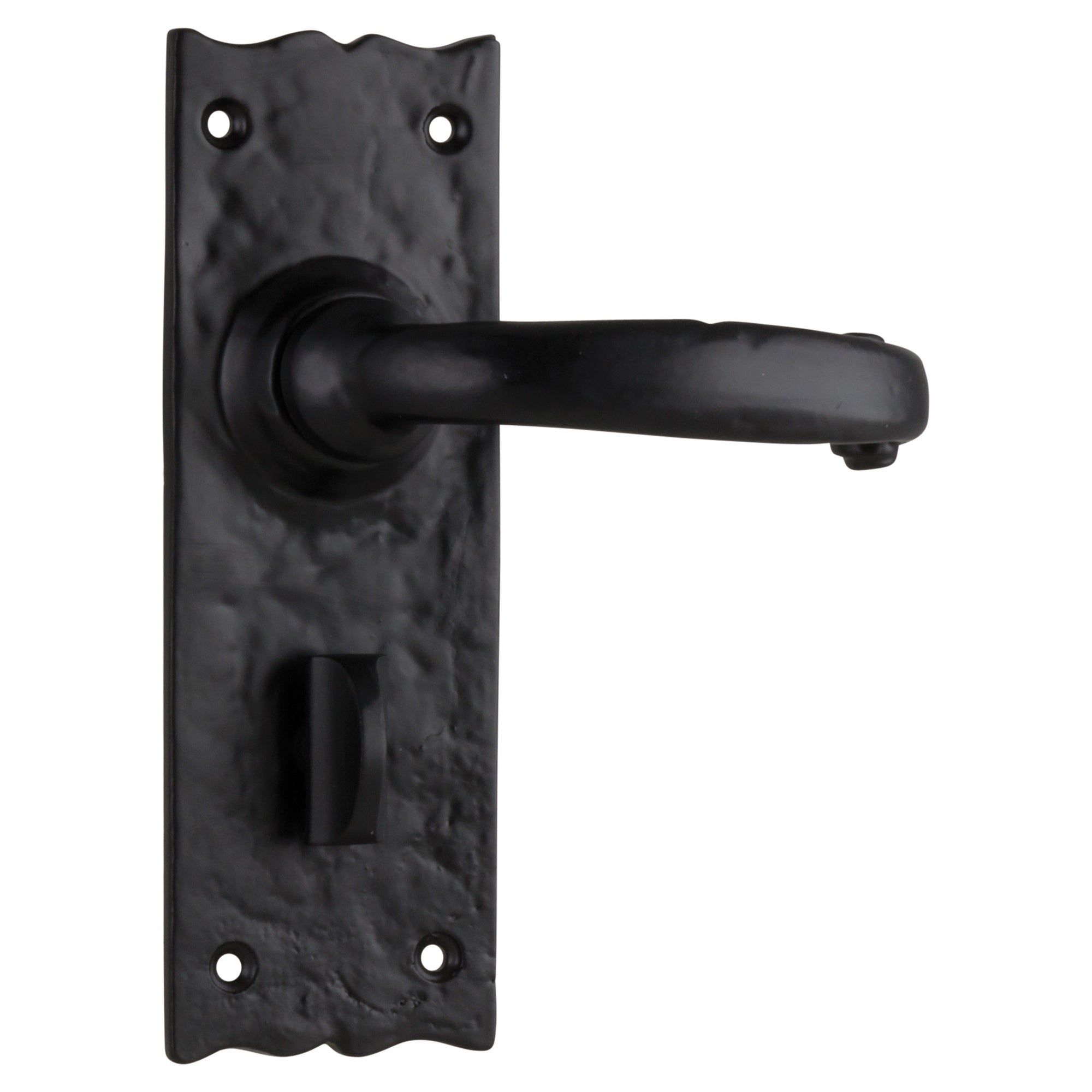 Gloucester Iron Privacy Pair Matt Black, Matte Black
