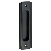 Deco Sliding Door Flush Pull, Matte Blk