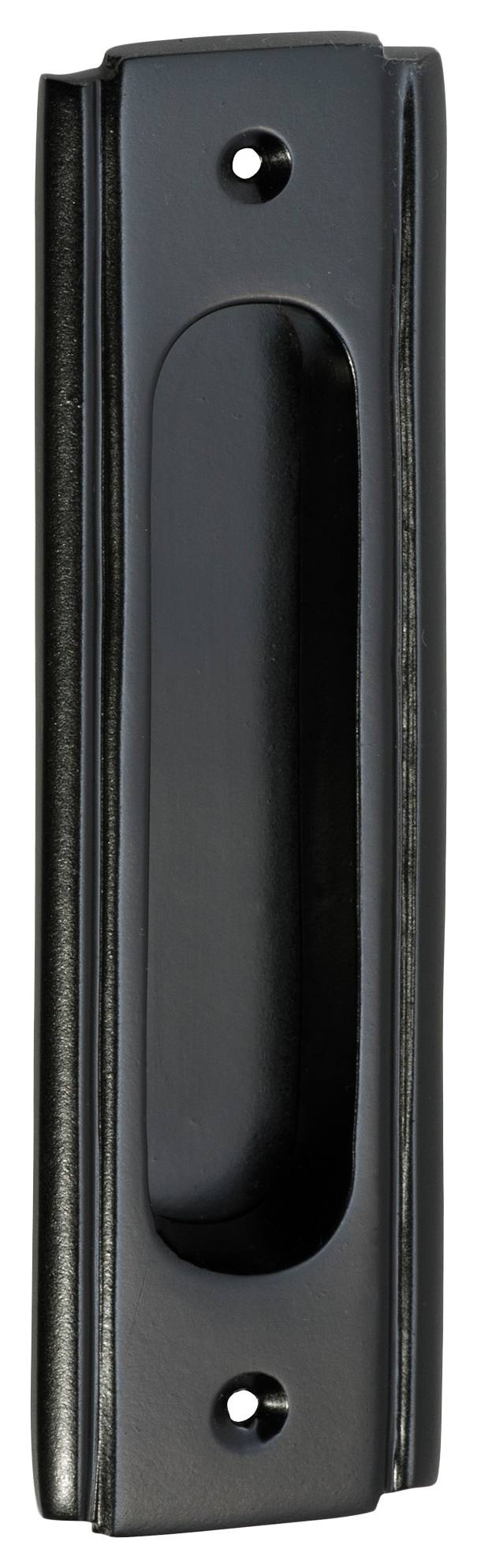 Deco Sliding Door Flush Pull, Matte Blk