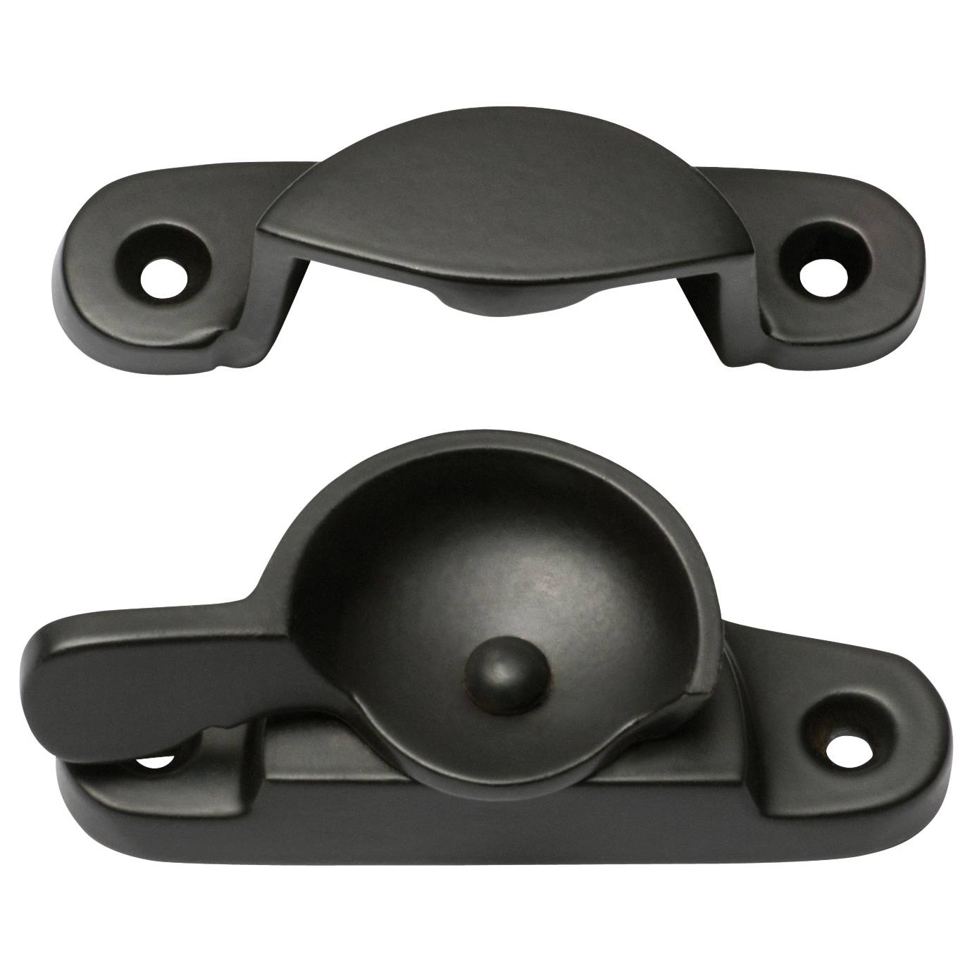 Basic Sash Fastener, Matte Blk
