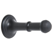 Concealed Fix Wall Mount Door Stop, Matte Blk