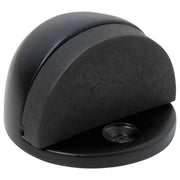 Oval Floor Mounted Door Stop, Matte Blk