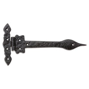 Decorative Gate Hinge, Matte Blk, Matte Black Powder Coated