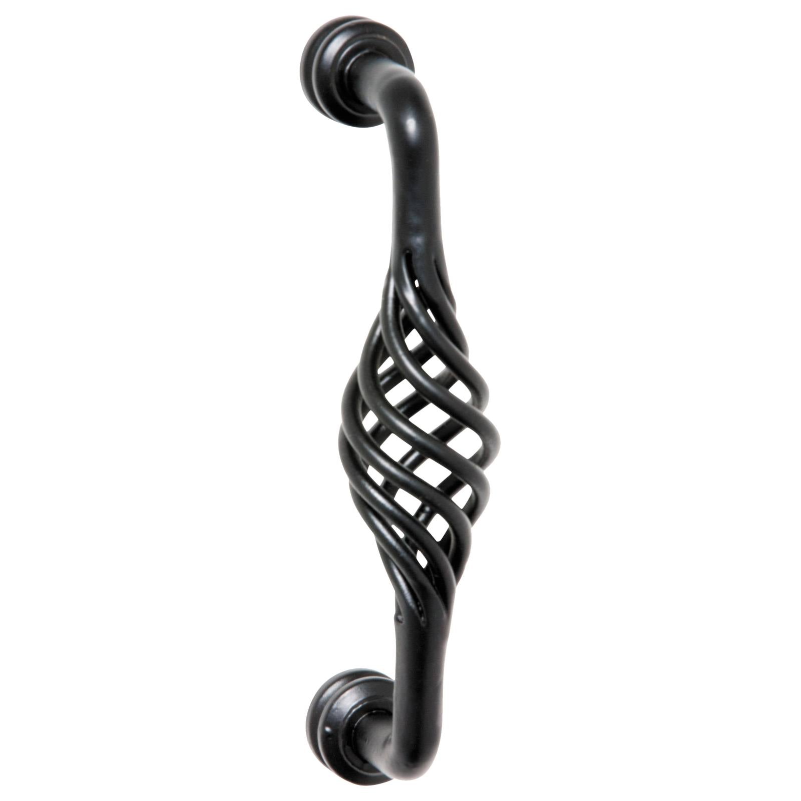 12.5cm Twist D-Pull Handle, Matte Blk