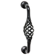 12.5cm Twist D-Pull Handle, Matte Blk