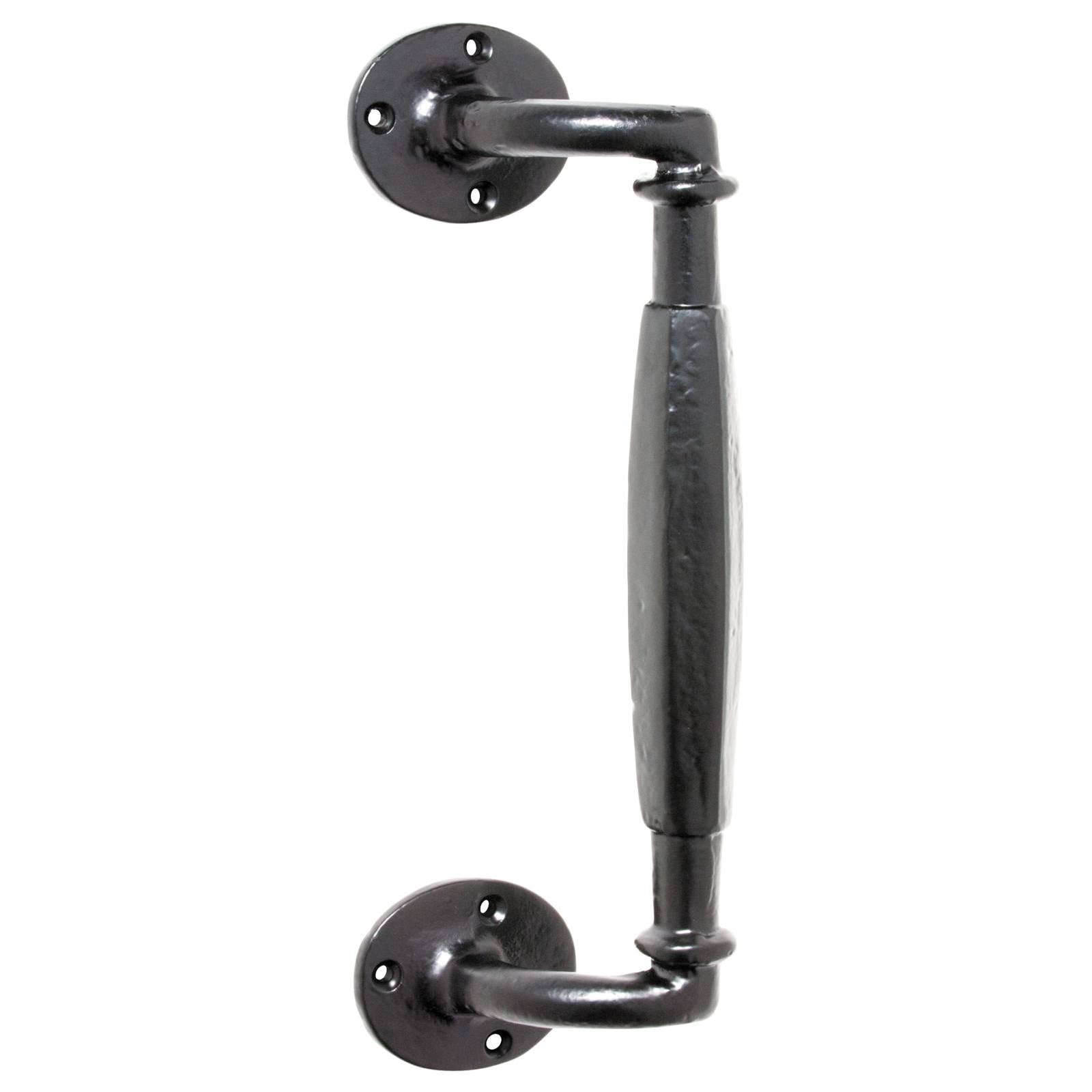 Offset Iron Pull Handle, Matte Blk