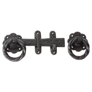 Ring Gate Latch, Matte Blk, Matte Black Powder Coated