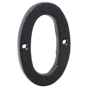 7.5cm Traditional Numeral 0, Matte Blk