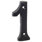 7.5cm Traditional Numeral 1, Matte Blk