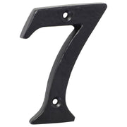 7.5cm Traditional Numeral 7, Matte Blk