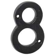 7.5cm Traditional Numeral 8, Matte Blk