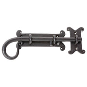 20cm Iron Gate Slide Bolt, Matte Blk