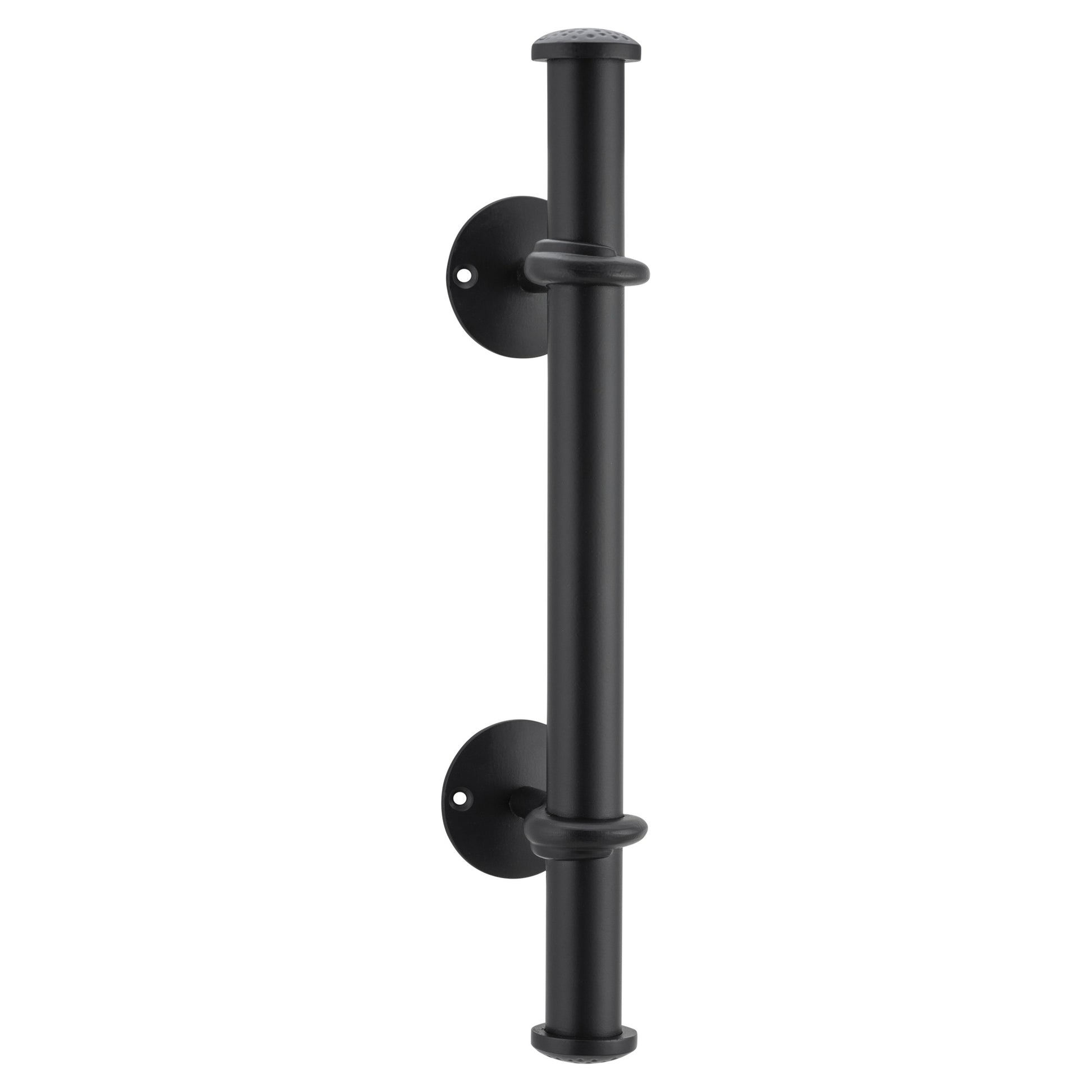 Rounded Pull Handle, Matte Blk, Matte Black Powder Coated