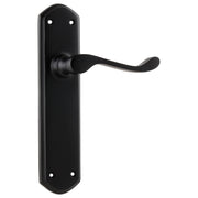 Windsor Lever Latch Set, Matte Blk