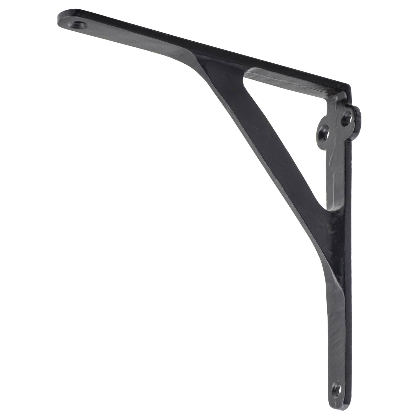 13x13cm Plain Shelf Bracket, Matte Blk