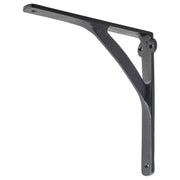 20x20cm Plain Shelf Bracket, Matte Blk