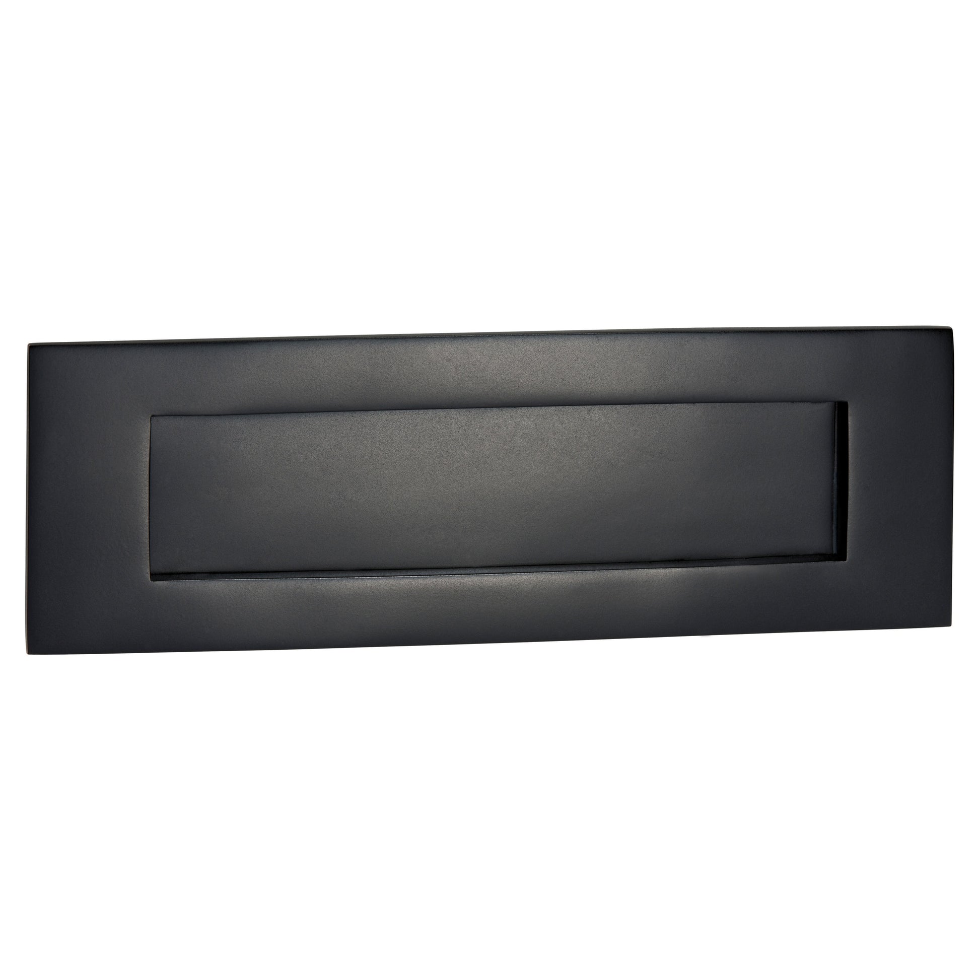 Spring-Loaded Letter Plate, Matte Blk, Matte Black Powder Coated