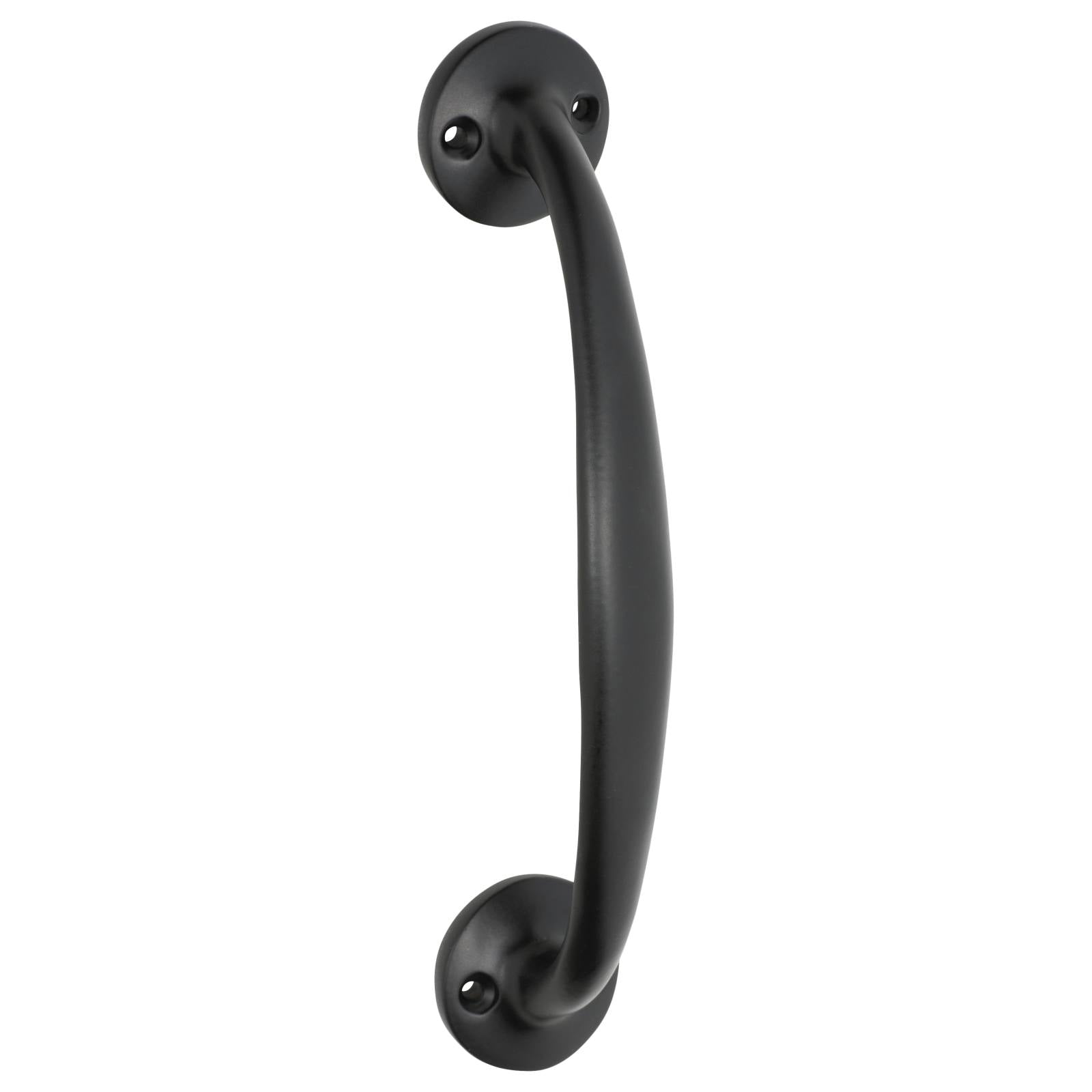 18.7cm D-Pull Handle w/Round Bases, Matte Blk