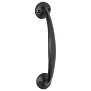 18.7cm D-Pull Handle w/Round Bases, Matte Blk