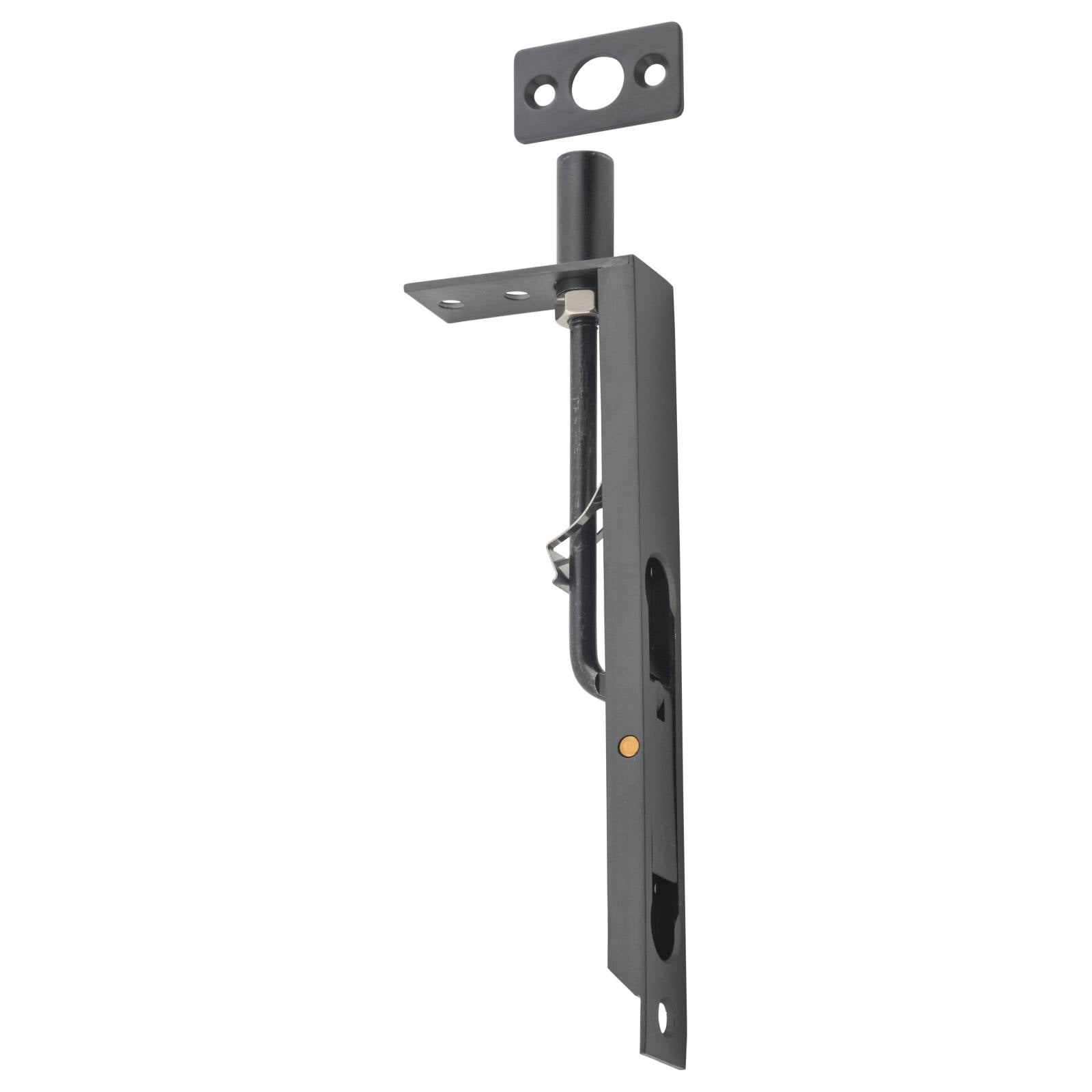 Levered Flush Door Bolt, Matte Black