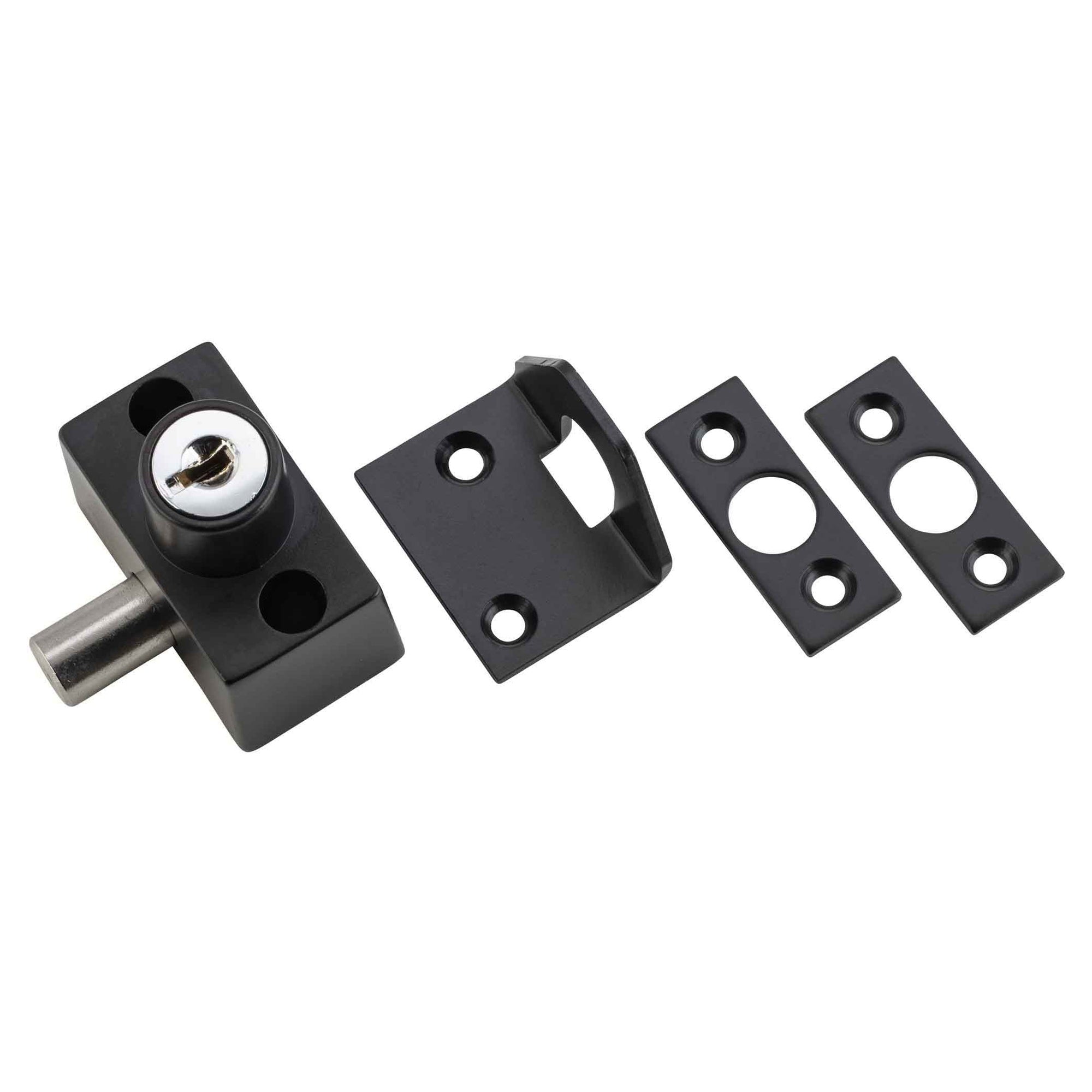 Sash / Sliding Window Lock Zinc Alloy, Matt Black