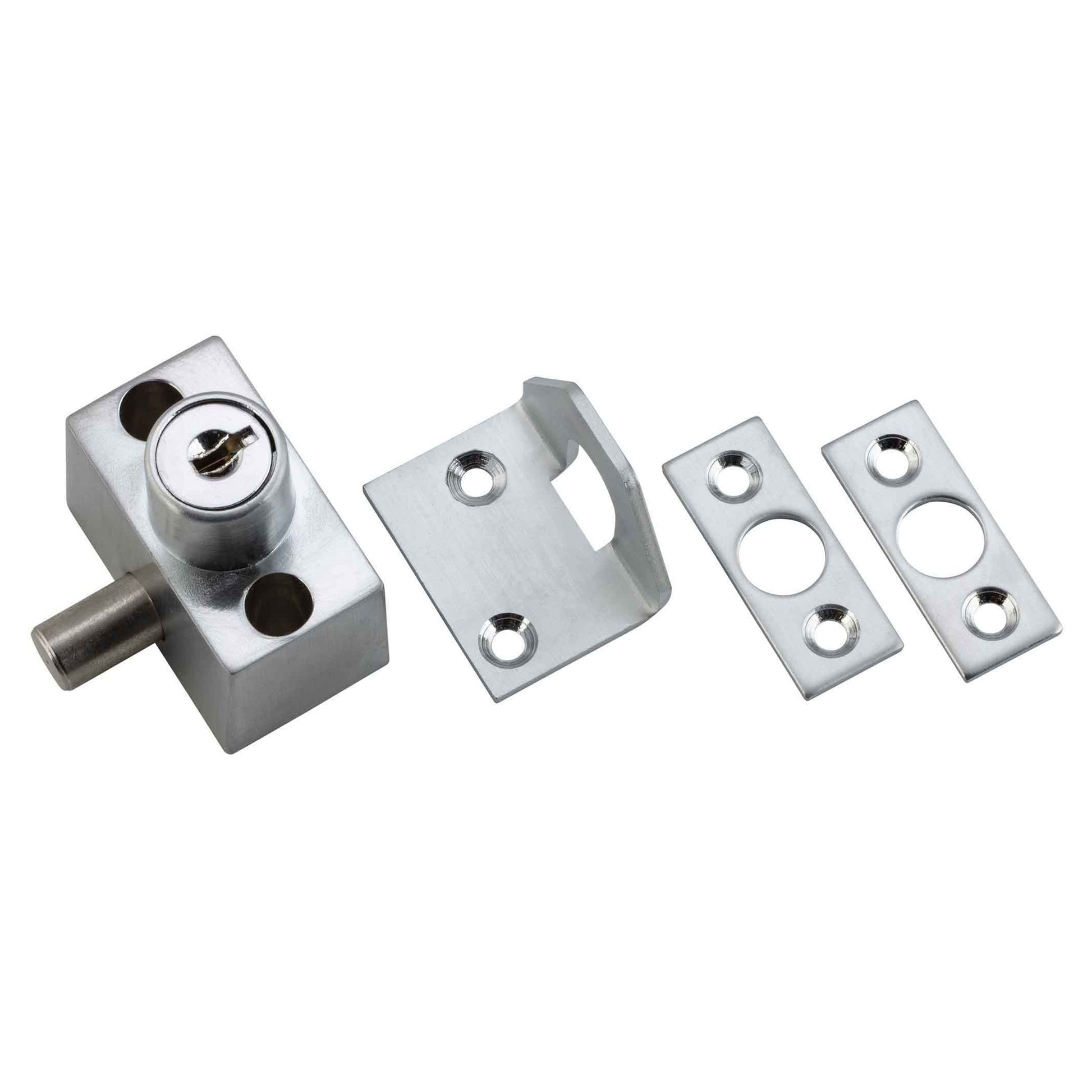 Sash / Sliding Window Lock Zinc Alloy SC, Satin Chrome