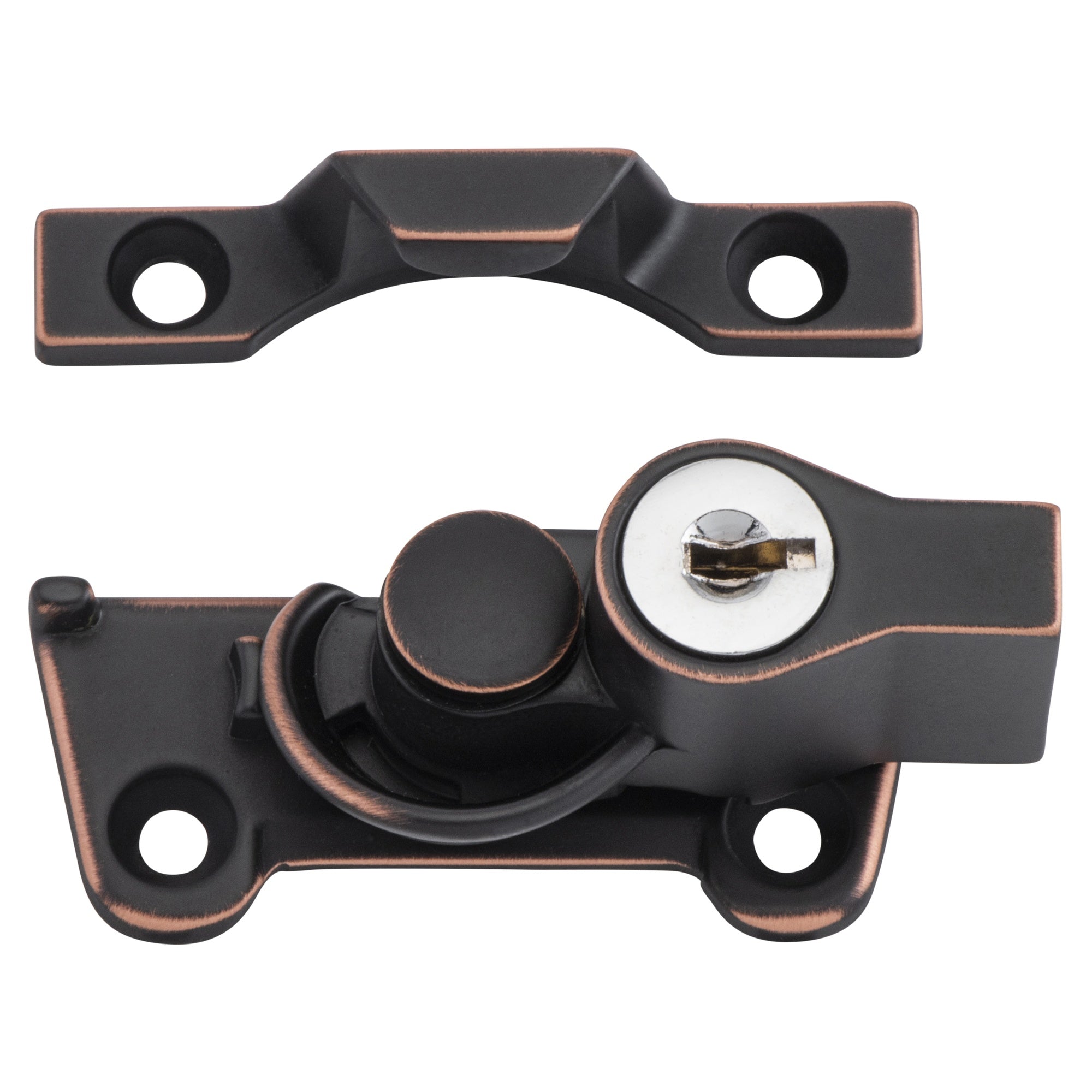 Sash Fastener Locking Wide Base Zinc Alloy AC L64xW38xH30
