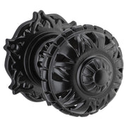 Filigree Round Rose Pair, Matt Black
