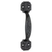 Pull Handle Ornate, Matt Black