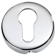Round Euro Escutcheon, Chrome