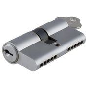 Double Ended Euro Cylinder (C4), Satin Chrome