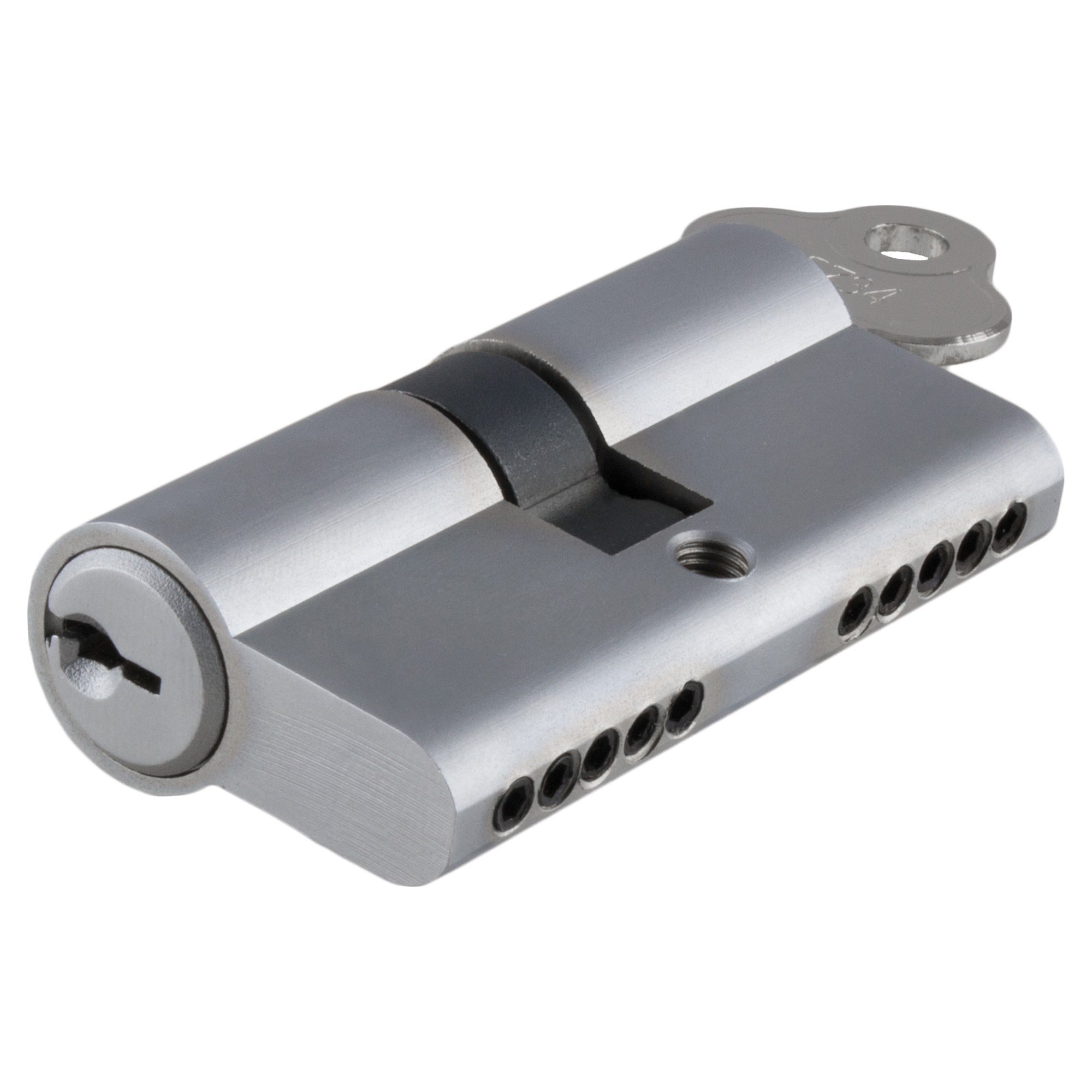 Double Ended Euro Cylinder (C4), Satin Chrome