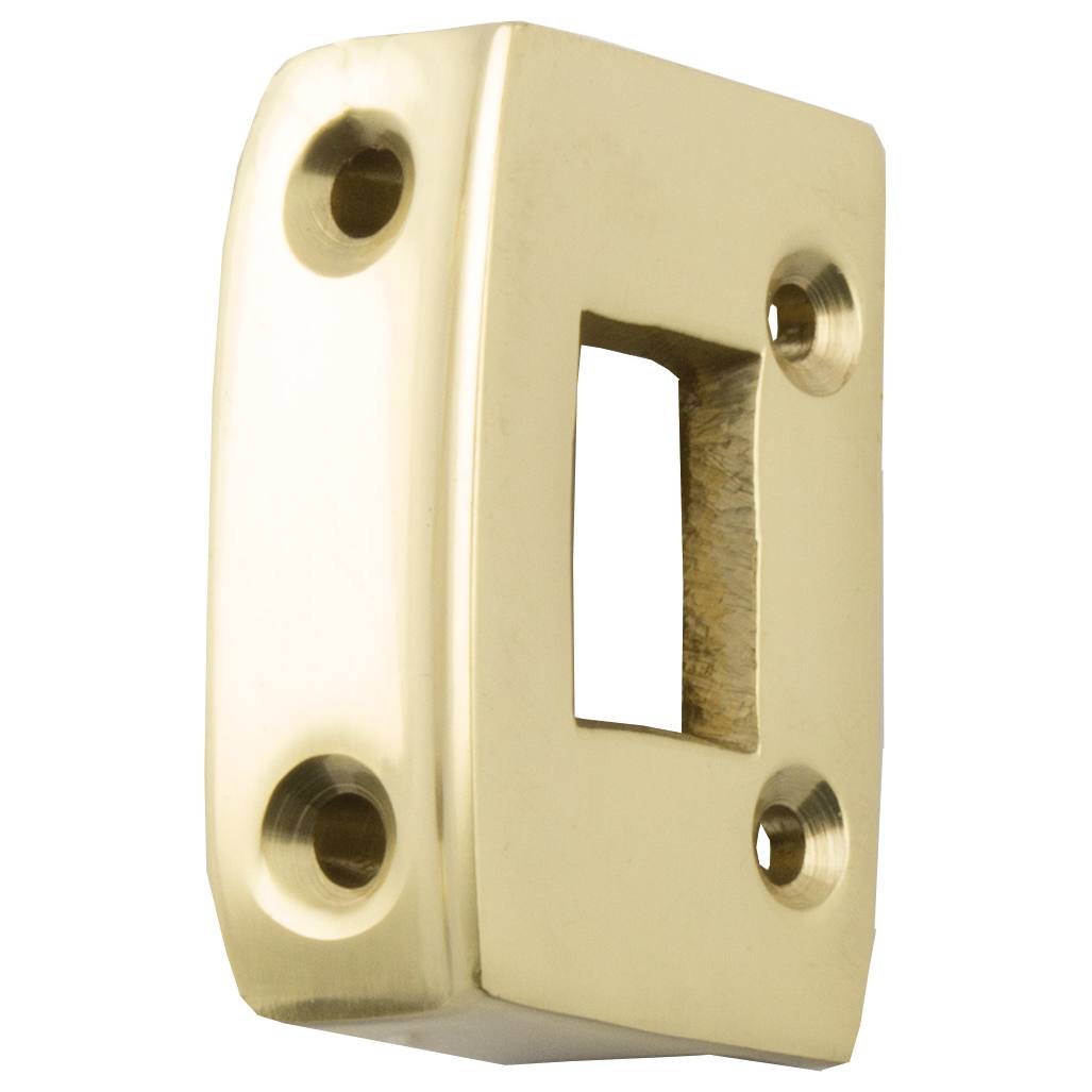 Box Keeper for Vic. Screen Door Latch, Pol Brass