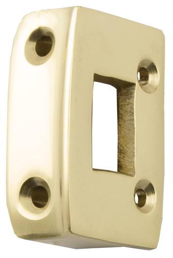 Box Keeper for Vic. Screen Door Latch, Pol Brass