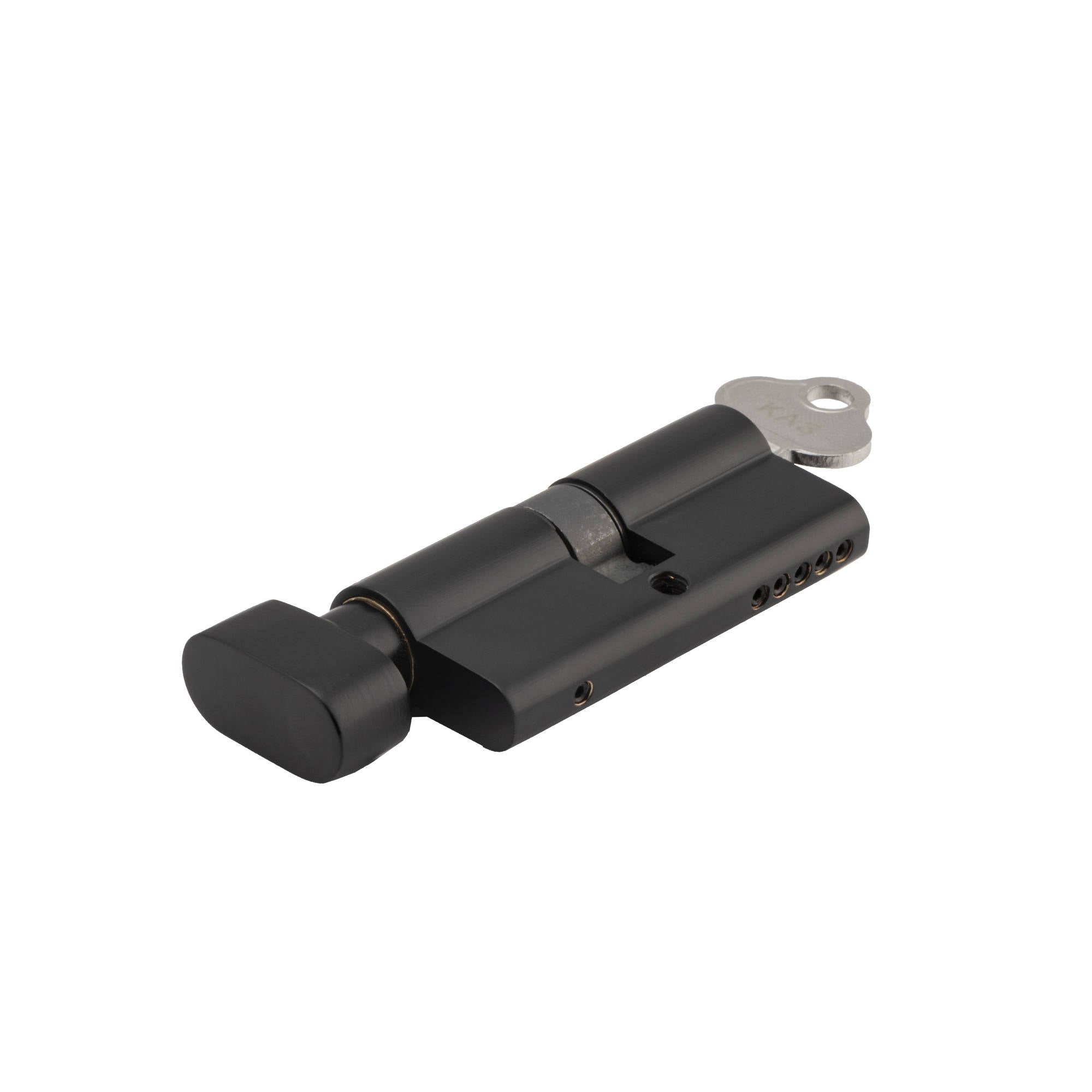 Euro Cylinder Key Key 6 Pin KA6, Matt Black