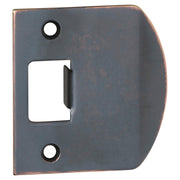 Extra Long Tube Latch Striker Plate, Atq Copper, Antique Copper