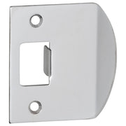 Extra Long Tube Latch Striker Plate, Chrome