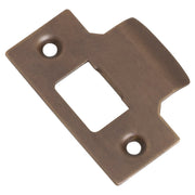 T Striker to Suit Standard Tube Latch, Atq Brass, Antique Brass
