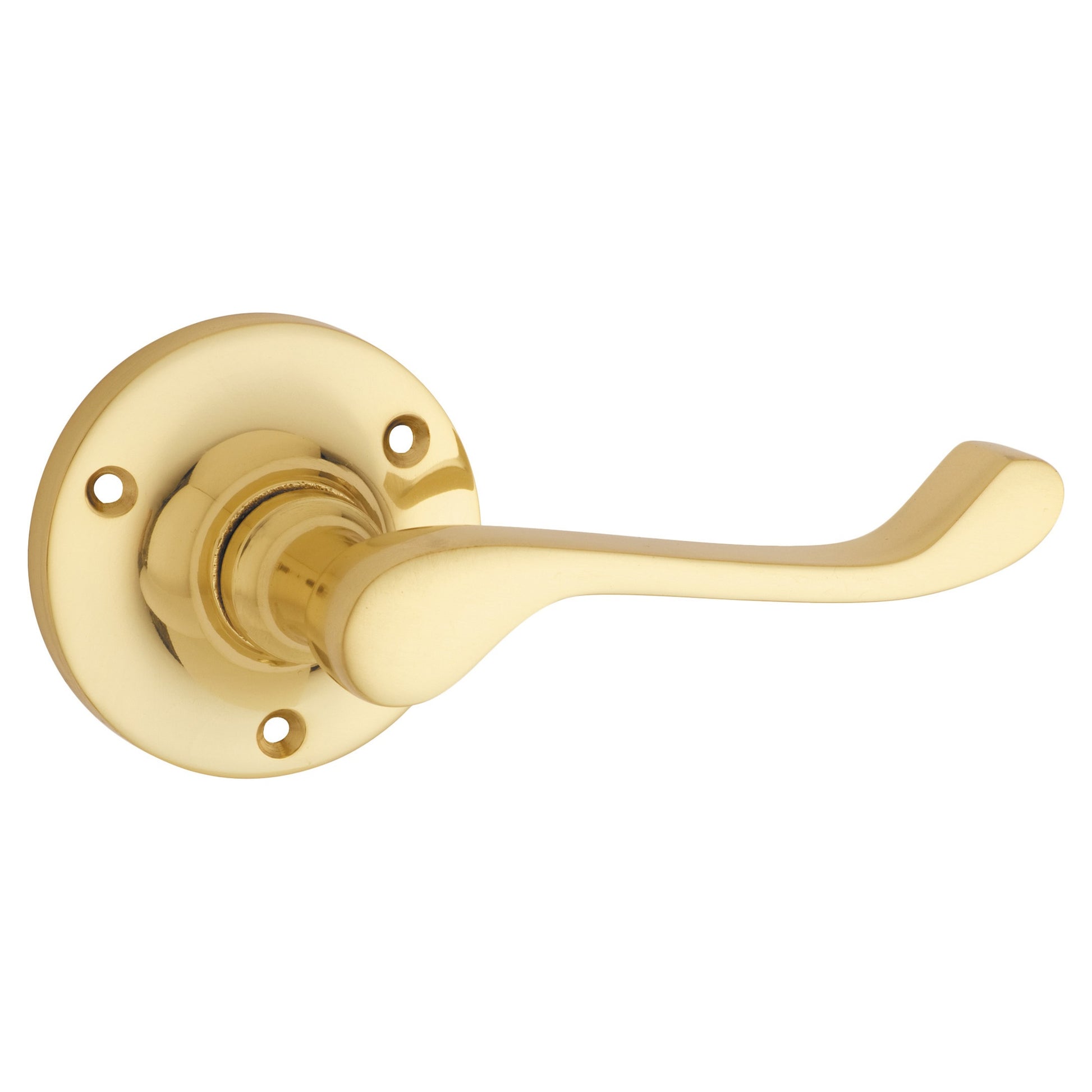Victorian Round Rose Pair Unlacquered, Polished Brass