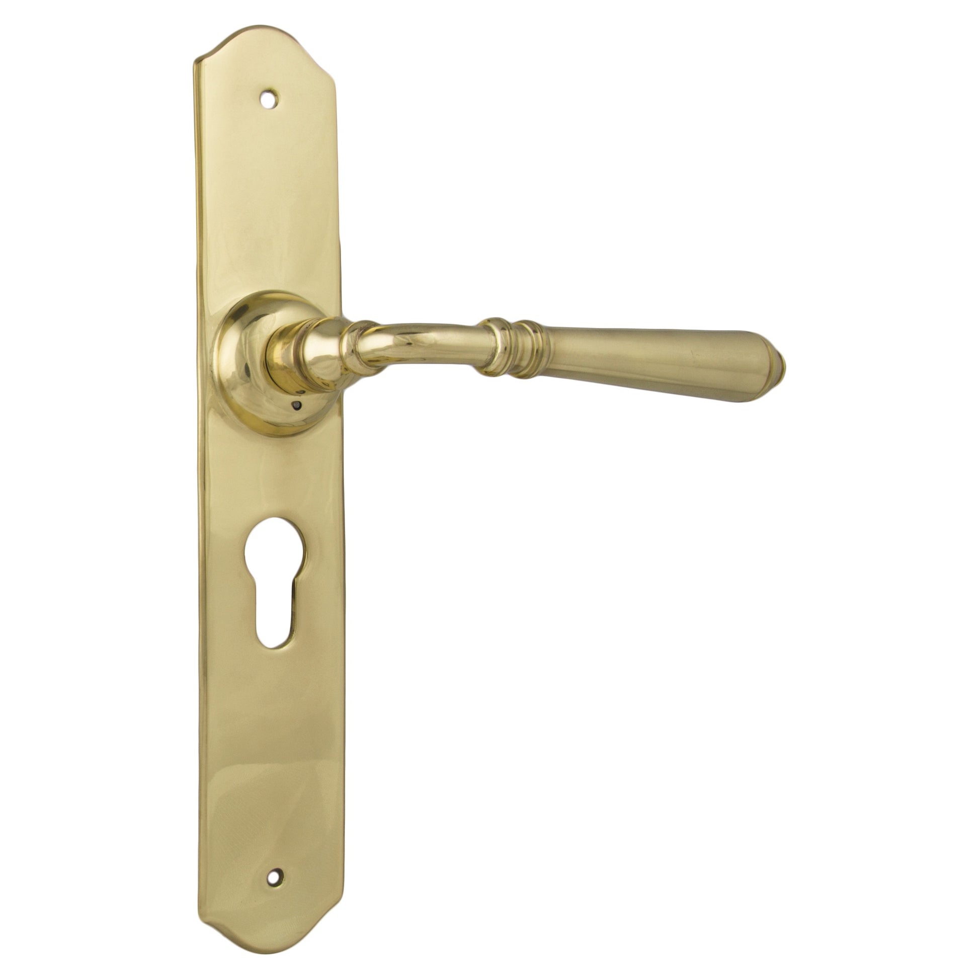Reims Euro Pair Unlacquered, Polished Brass