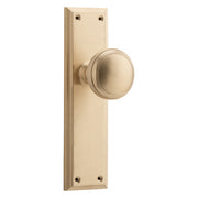 Milton Latch Pair Unlacquered Satin Brass